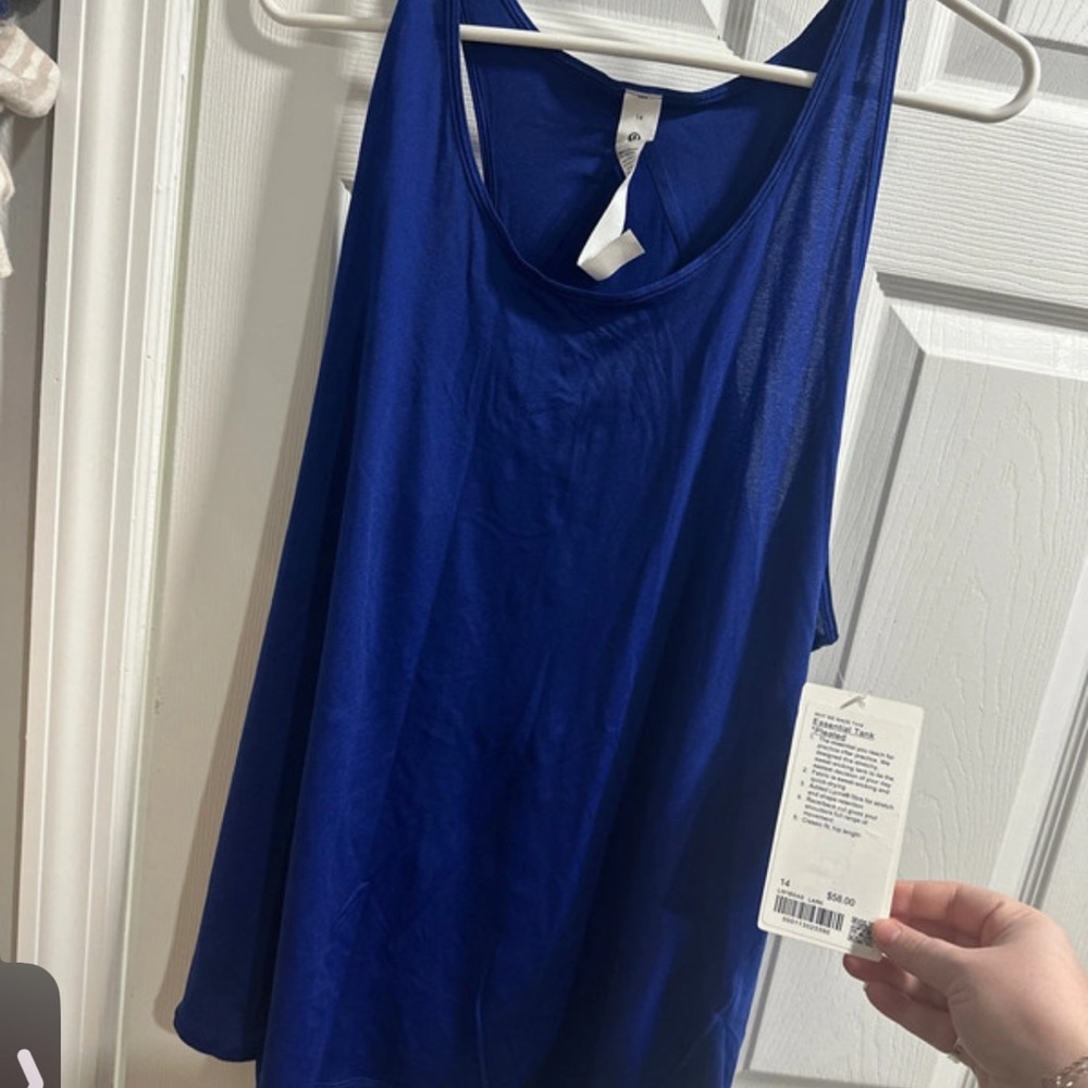 Lululemon Athletica Royal Blue Tank Top